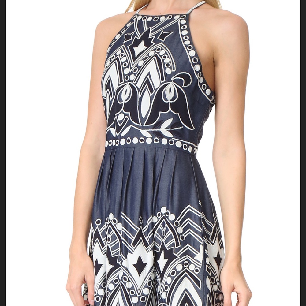 +P A R K E R+ Blue Alana Dress - Picture 2 of 8